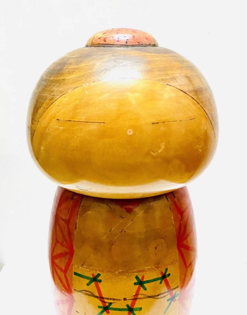 中古　こけし　人形　日本　木製　伝統　だんご　東亜　大　コレクション　G