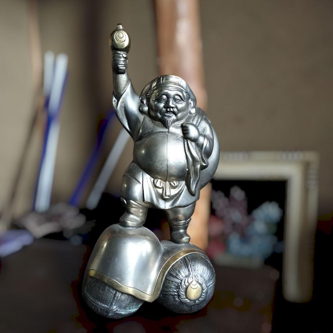 大黒天の置物　永光作（刻印）　開運 縁起物 魔除け 七福神