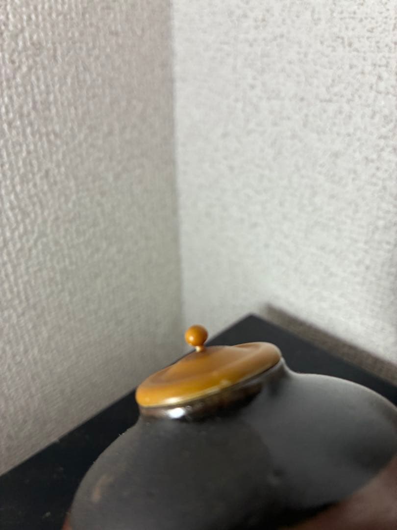 【佳香】三銀 岩城文琳茶入 前田香雪書付箱 仕覆 茶道具