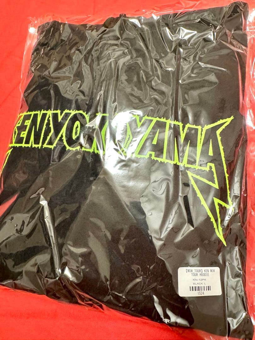 新品 KEN YOKOYAMA横山 健『MOW』パーカー黒L② ハイスタンダード