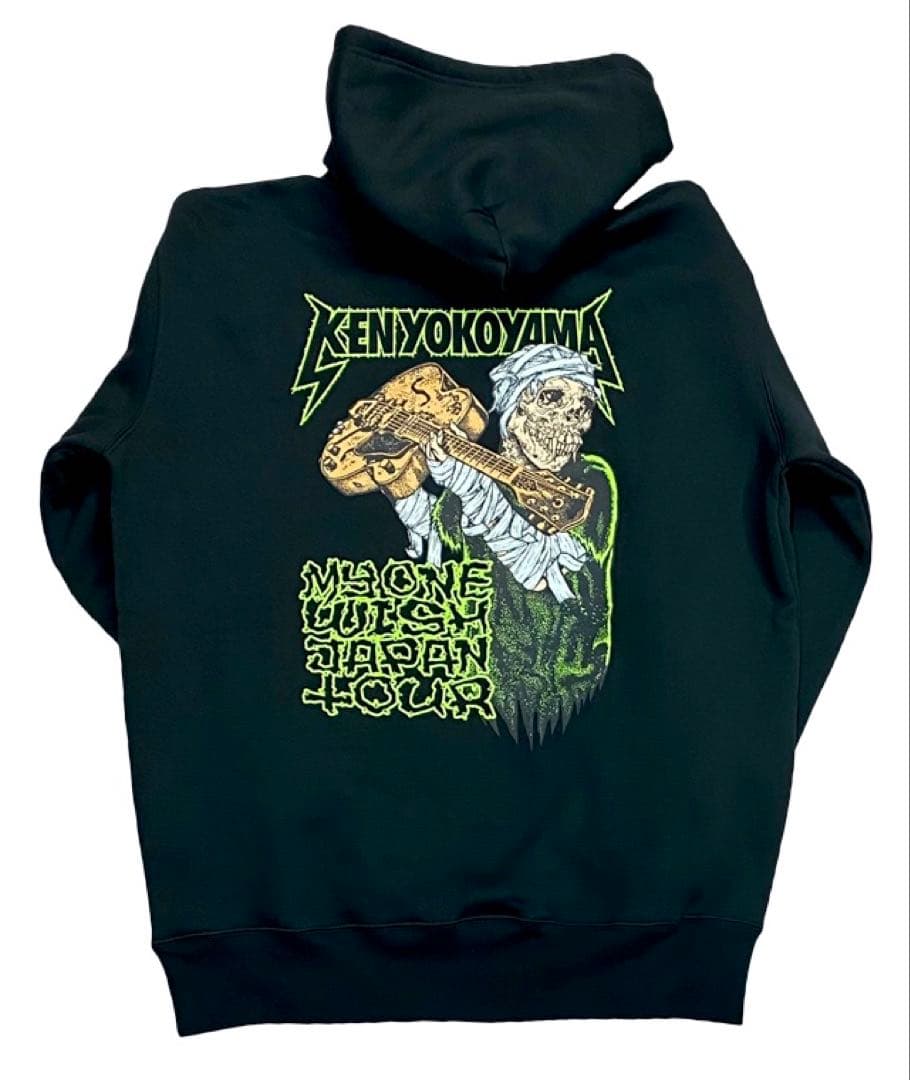 新品 KEN YOKOYAMA横山 健『MOW』パーカー黒L② ハイスタンダード