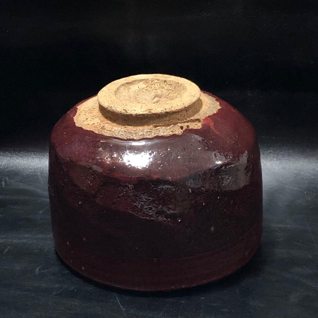 美しい古美術◼️蔵から宝石のルビーの様な美しい深紅の抹茶茶碗が出て来ました。