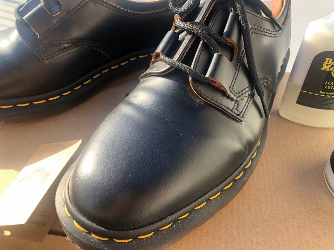 Dr.Martens ブラック ギリーシューズ 27cm