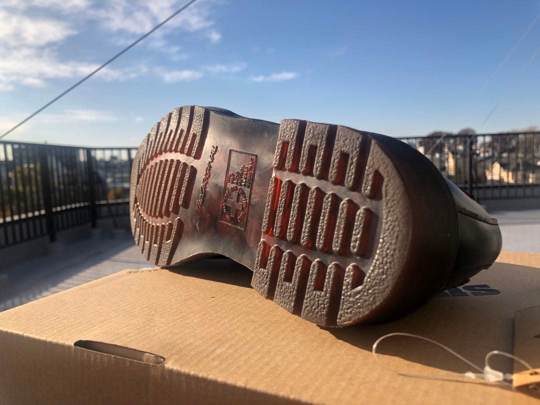 Dr.Martens ブラック ギリーシューズ 27cm