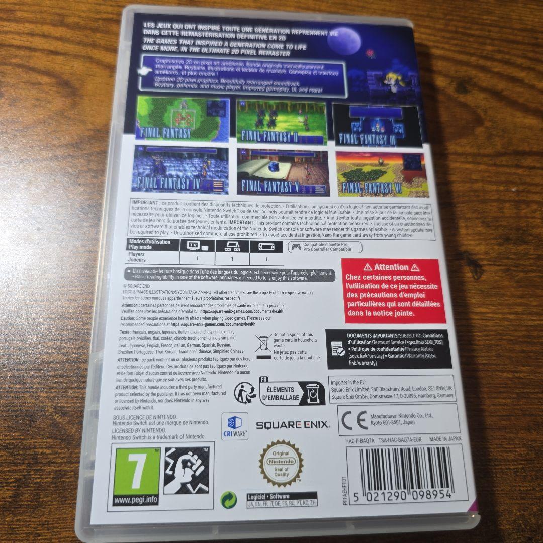 Nintendo Switch FINA FANTASY I II III IV V VI COLLECTION