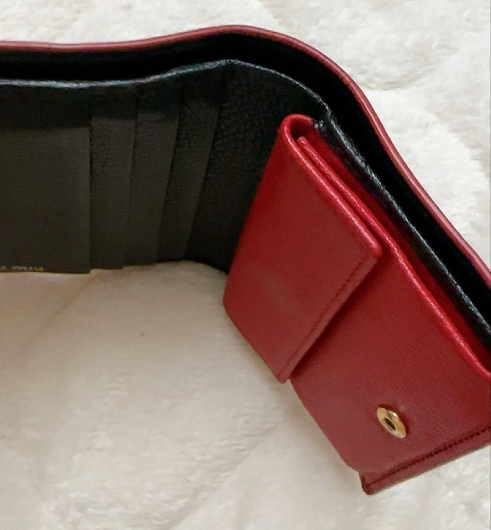 【箱・ギャランティカード付き】miumiu 財布 マドラス ハート