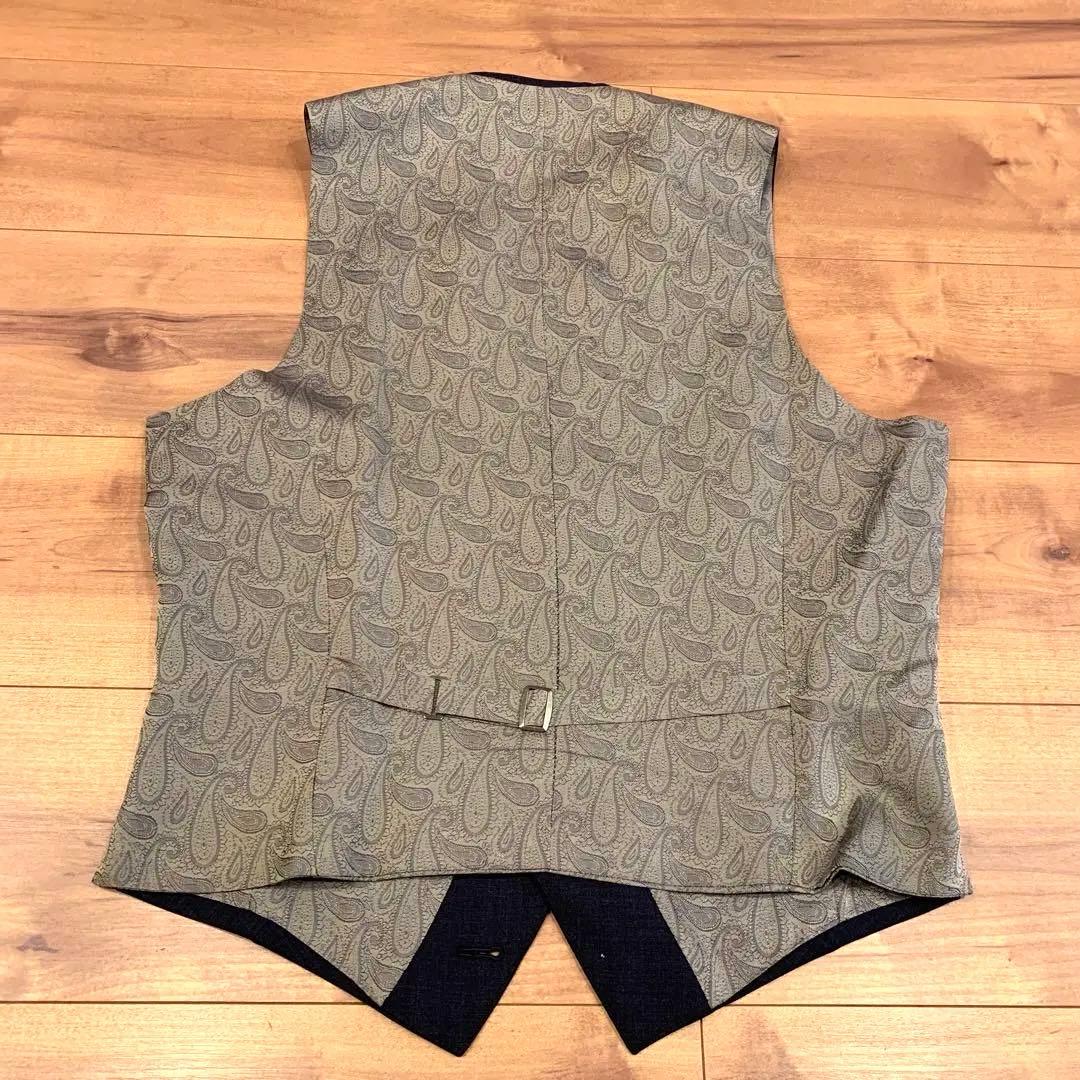 カノニコ GINZAGlobalStyle イタリア製ネイビージャケットベスト