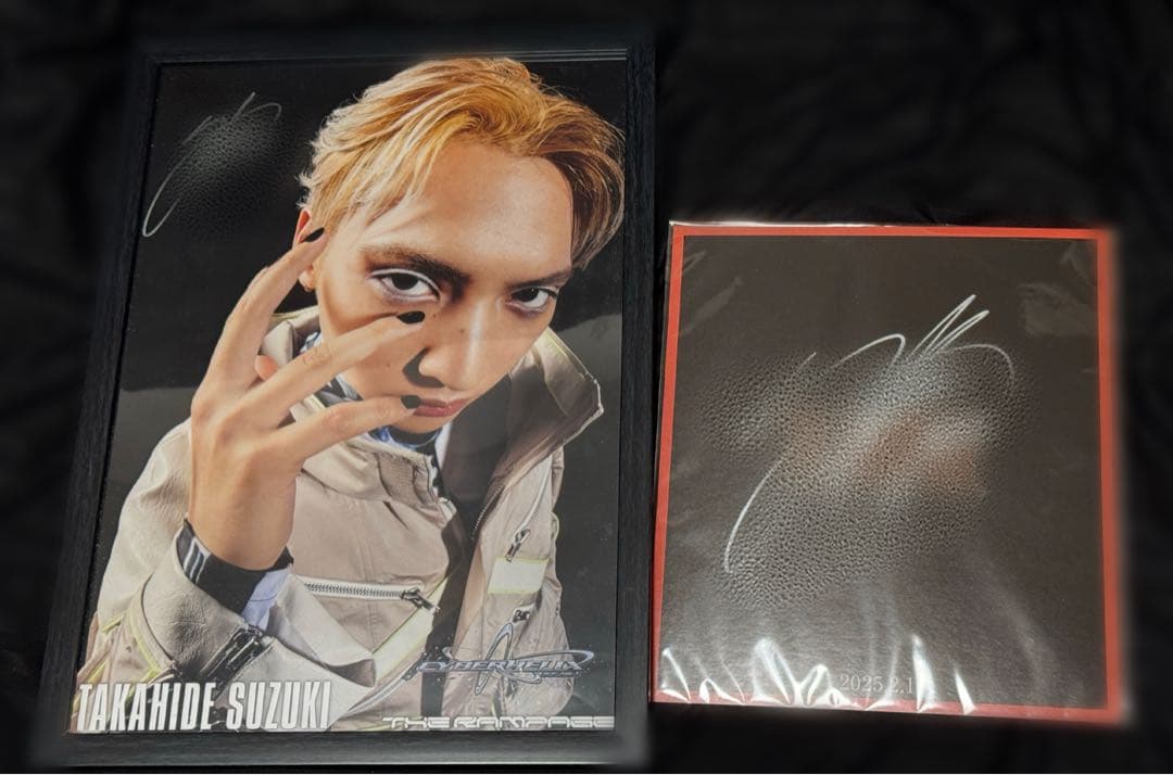 鈴木昂秀　直筆サイン　ポスター　色紙