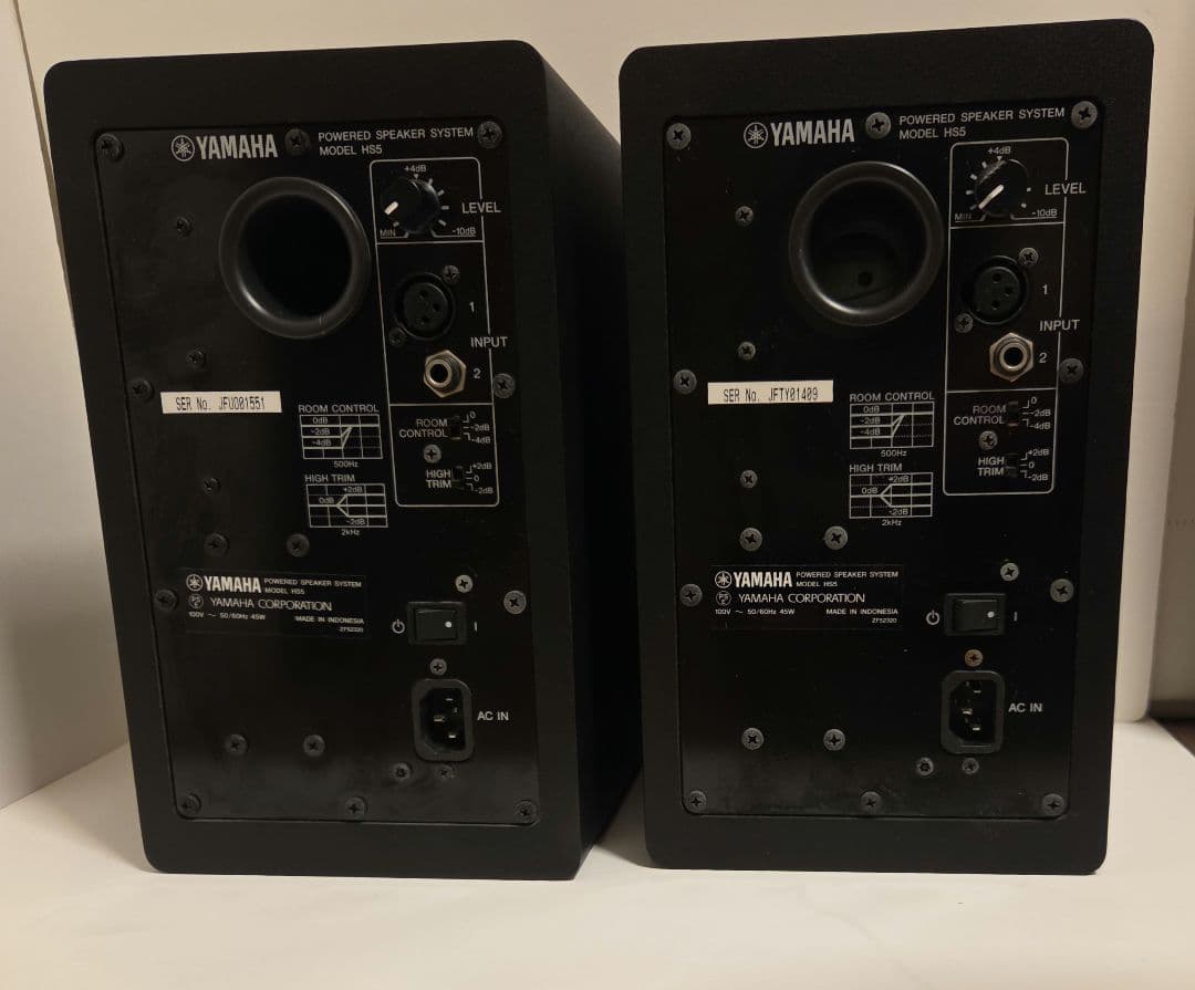 Yamaha HS5 スタジオモニタースピーカー ペア