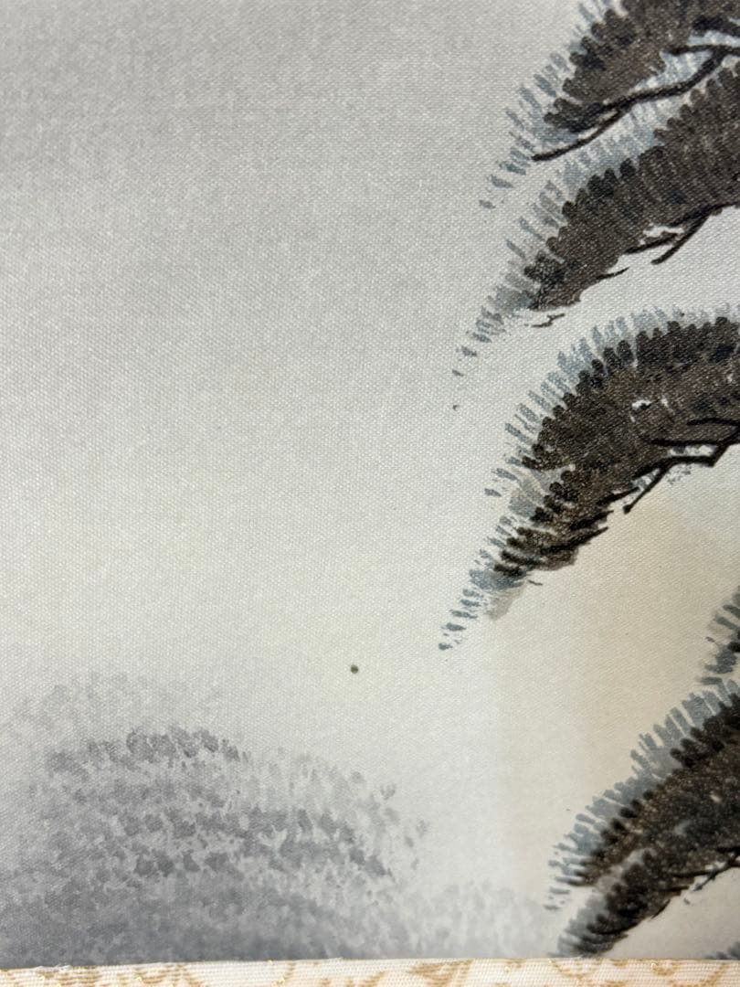 「赤富士」　杉原蘭雪 茶道具 掛軸 日本画 共箱あり 富士山 正月 200