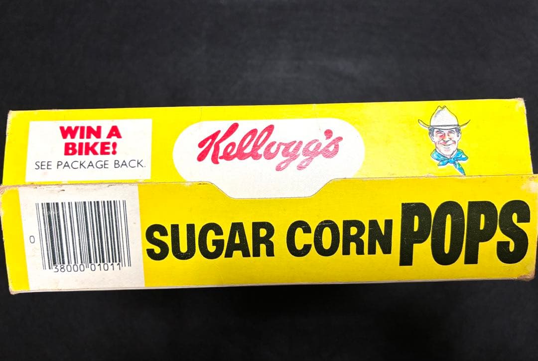 【入手困難】　70s ケロッグ　シュガーコーン　空箱　パッケージ　ビンテージ