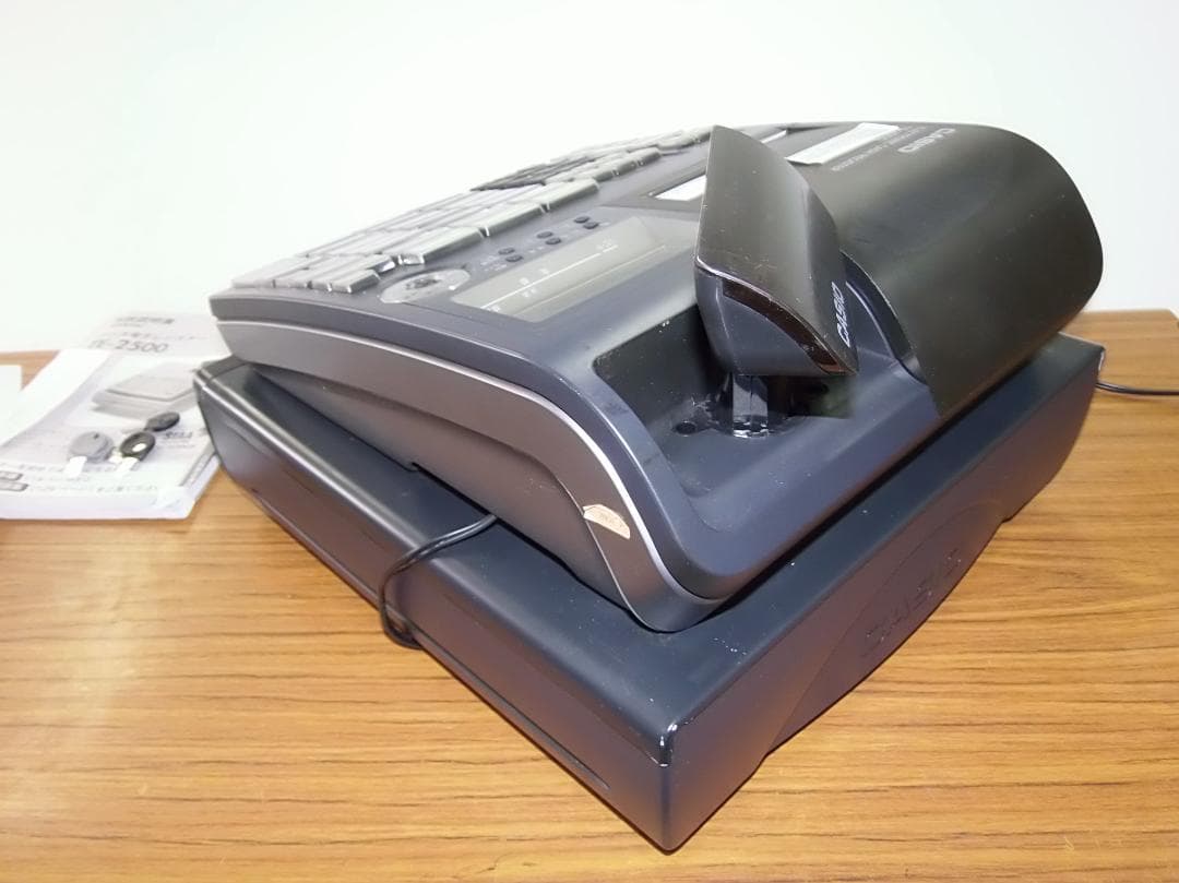 CASIO TE-2500-15SBK ブラック レジスター 250521