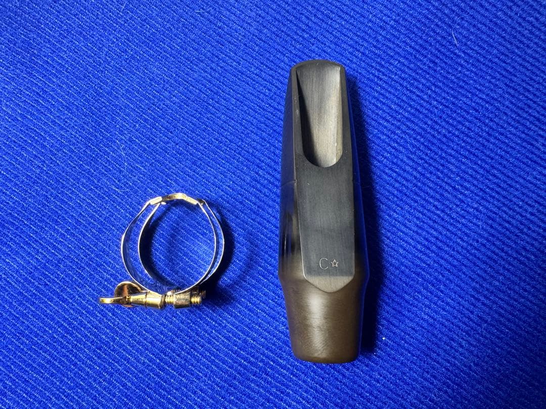 【送料込み】セルマー　アルトサックス用マウスピースC⭐︎ ハリソンリガチャーセット