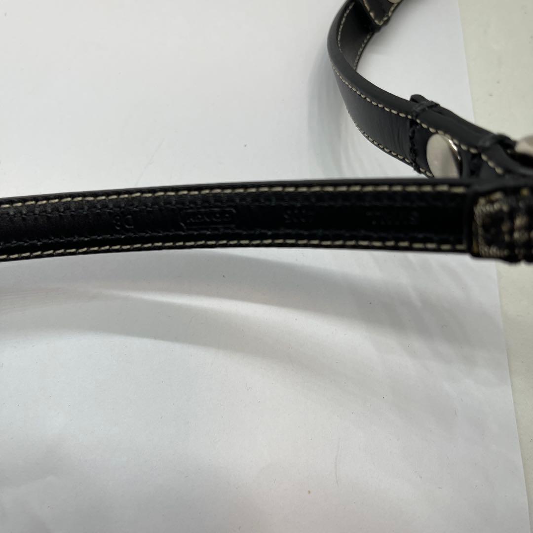 COACH ブラックレザーリード 箱付き