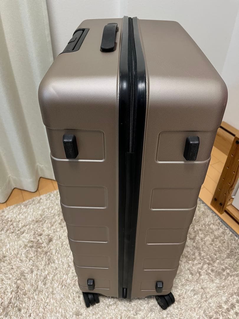 無印良品　キャリーケース 104L 大容量　大きい　ゴールドベージュ　海外　旅行