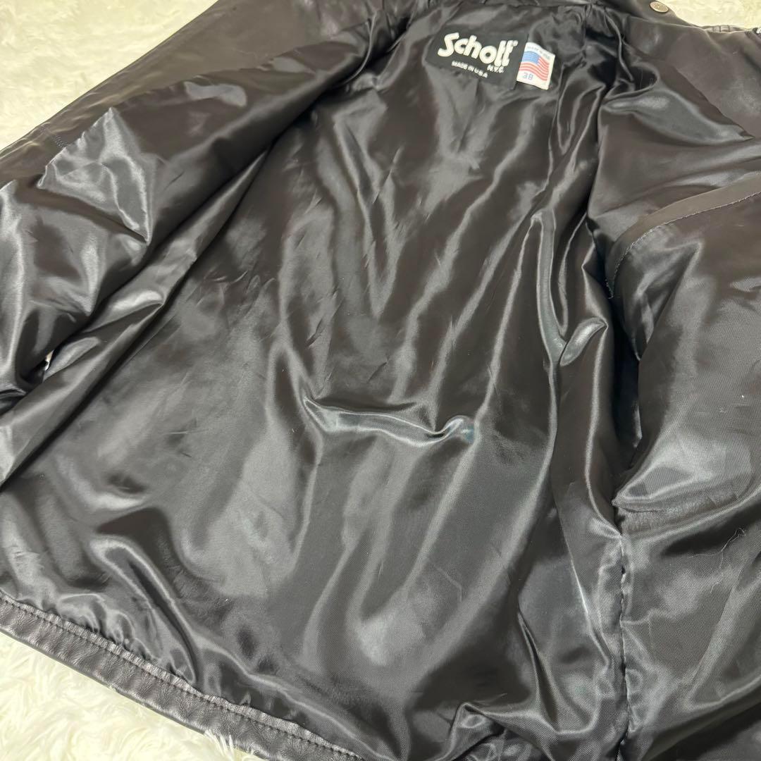 ☆美品 SCHOTT SINGLE RIDERS 641 AT641P 38☆