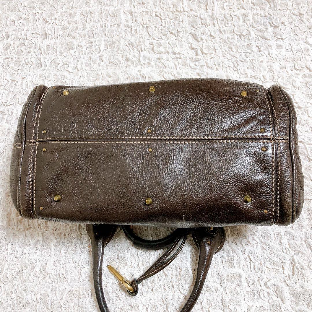 Chloe クロエ　パディントンバッグ　南京錠　ブラウン y2k ダークブラウン