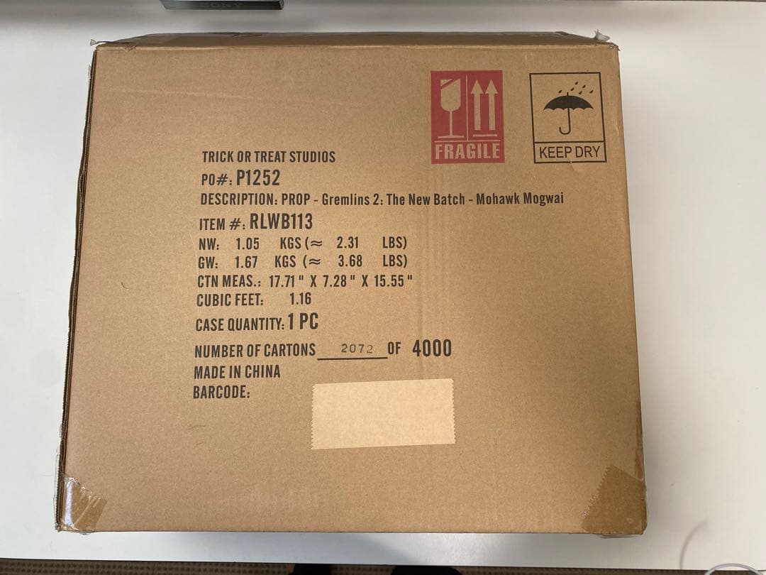 トリックオアトリート　グレムリン2 モホーク　パペット