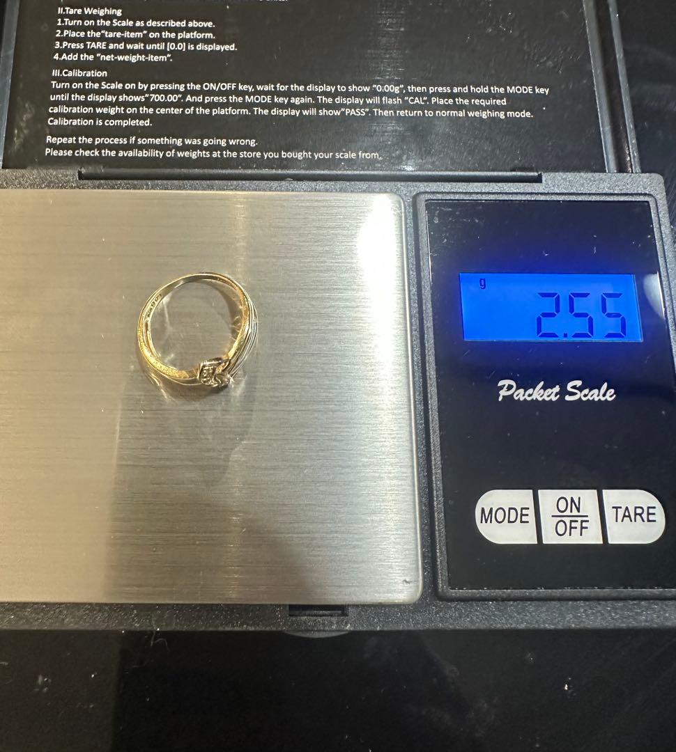 も*ん様 K18 Pt900コンビリング 10号