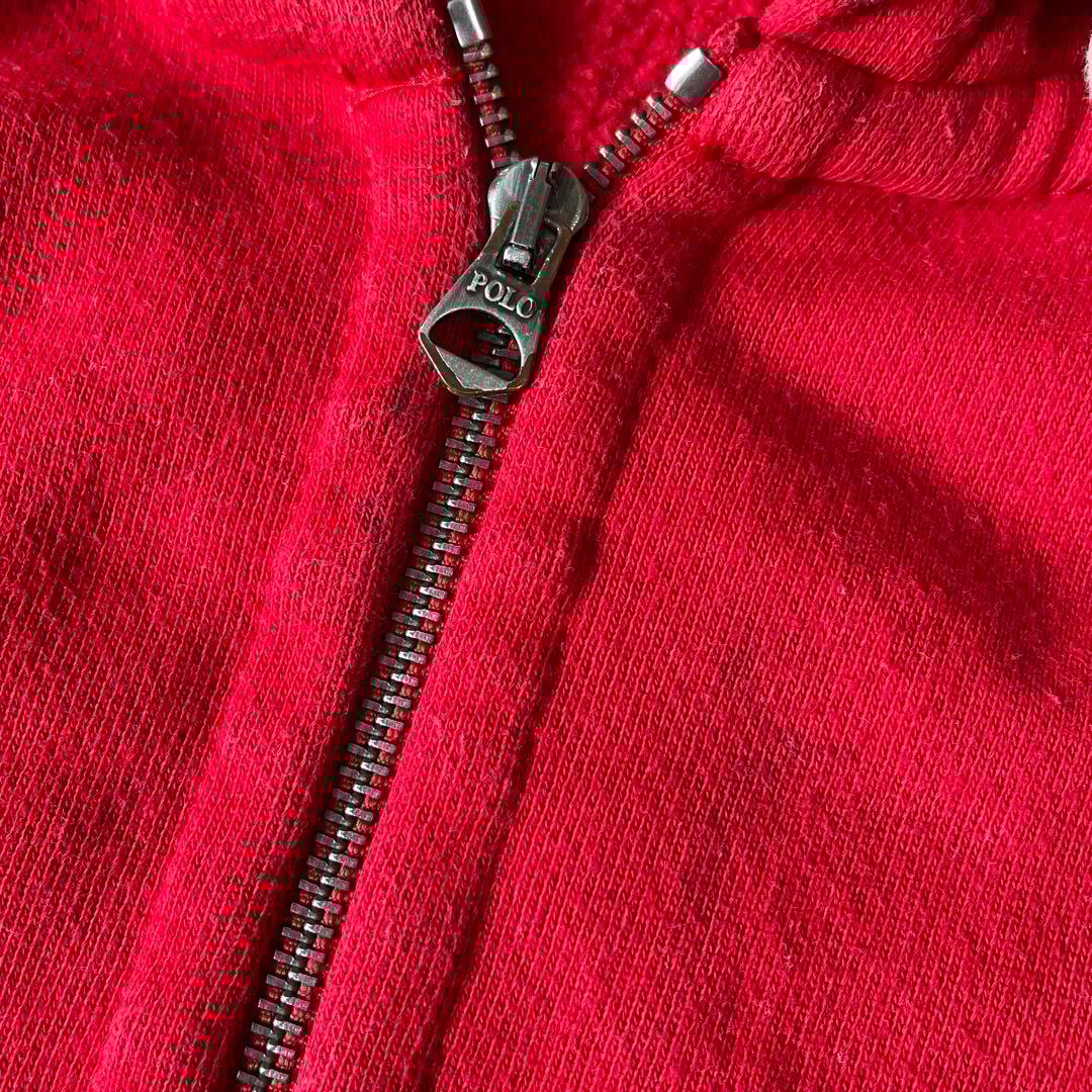 希少サイズ ポロラルフローレン ジップアップパーカー リバースウィーブ 2XL