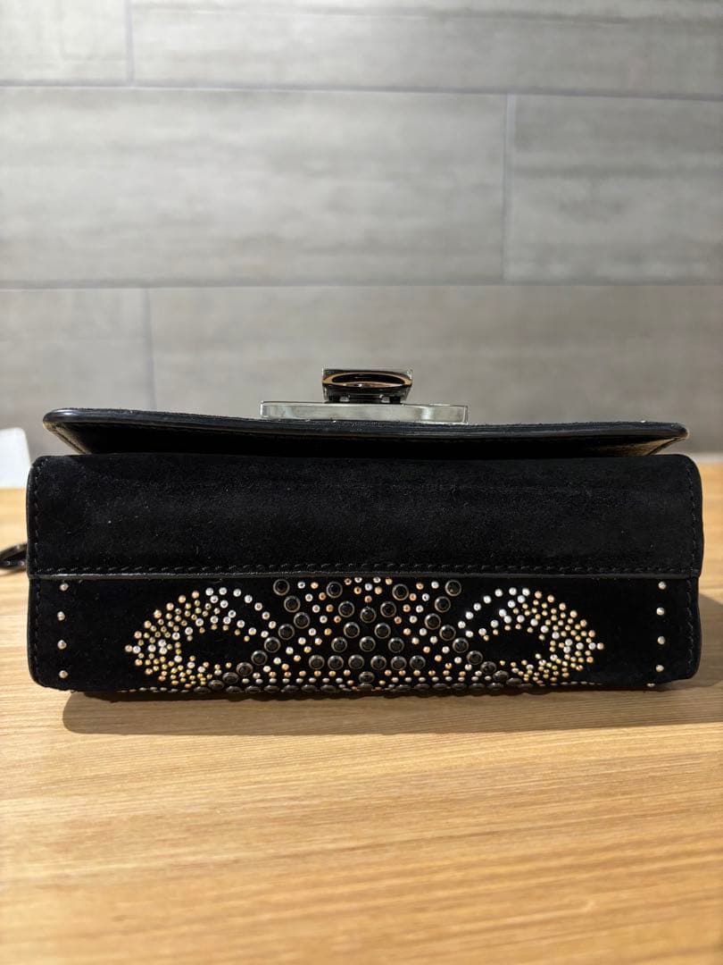 JIMMY CHOO ブラックパーティーバッグ