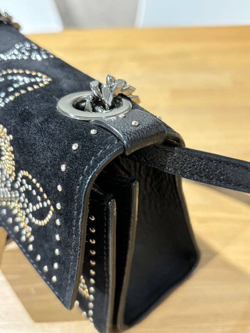 JIMMY CHOO ブラックパーティーバッグ