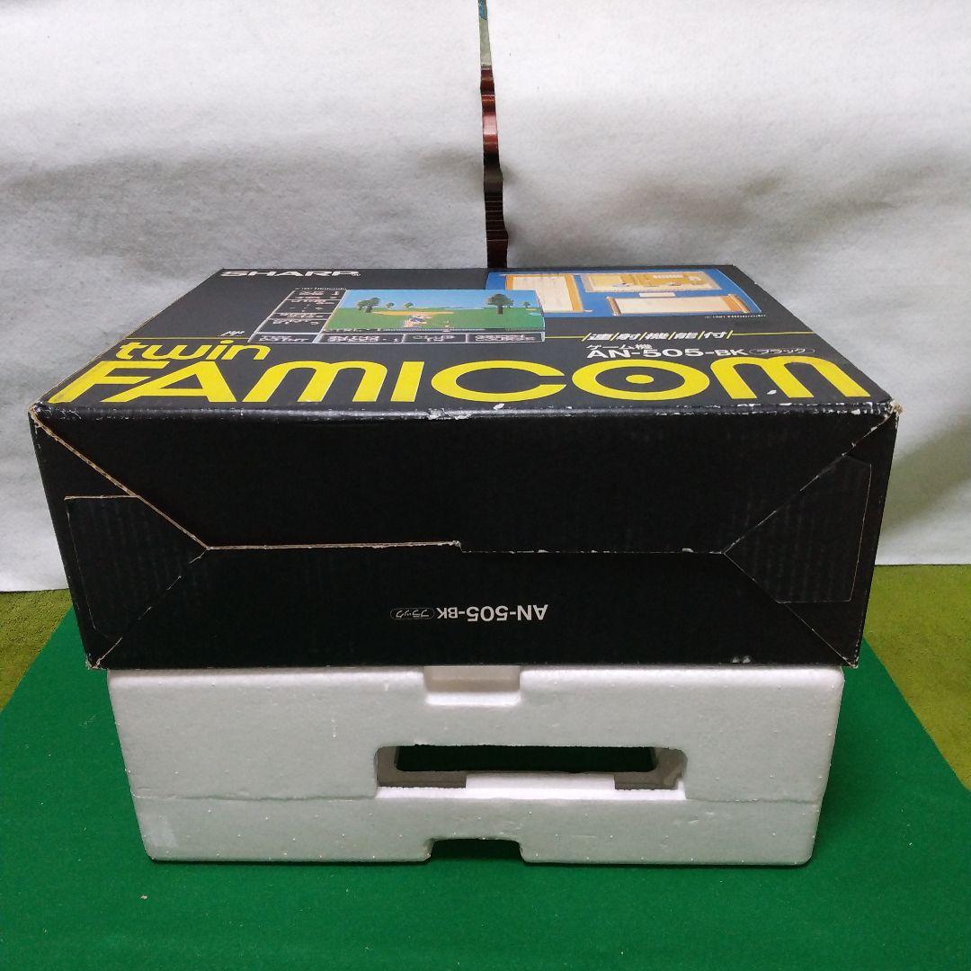 SHARP AN-505-BK ツインファミコン 箱 説明書