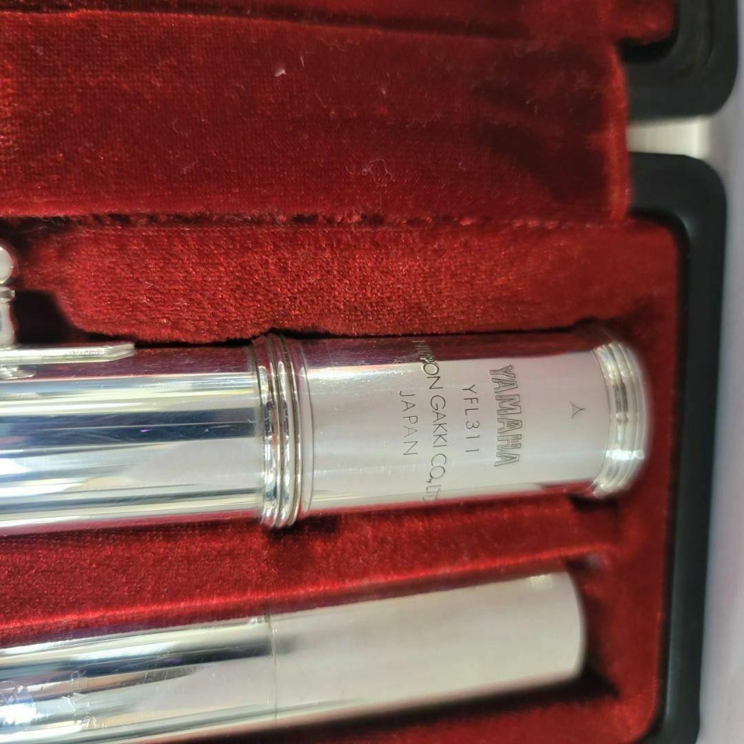 【良品】YAMAHA YFL-311 頭部管銀製フルート ヤマハ ②