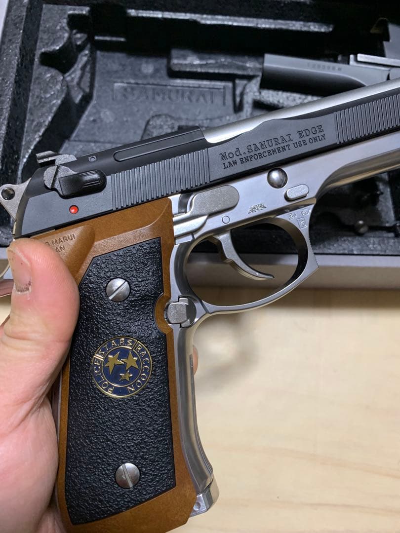 美品　外装カスタム　東京マルイサムライエッジスタンダードモデル　固定ポップ