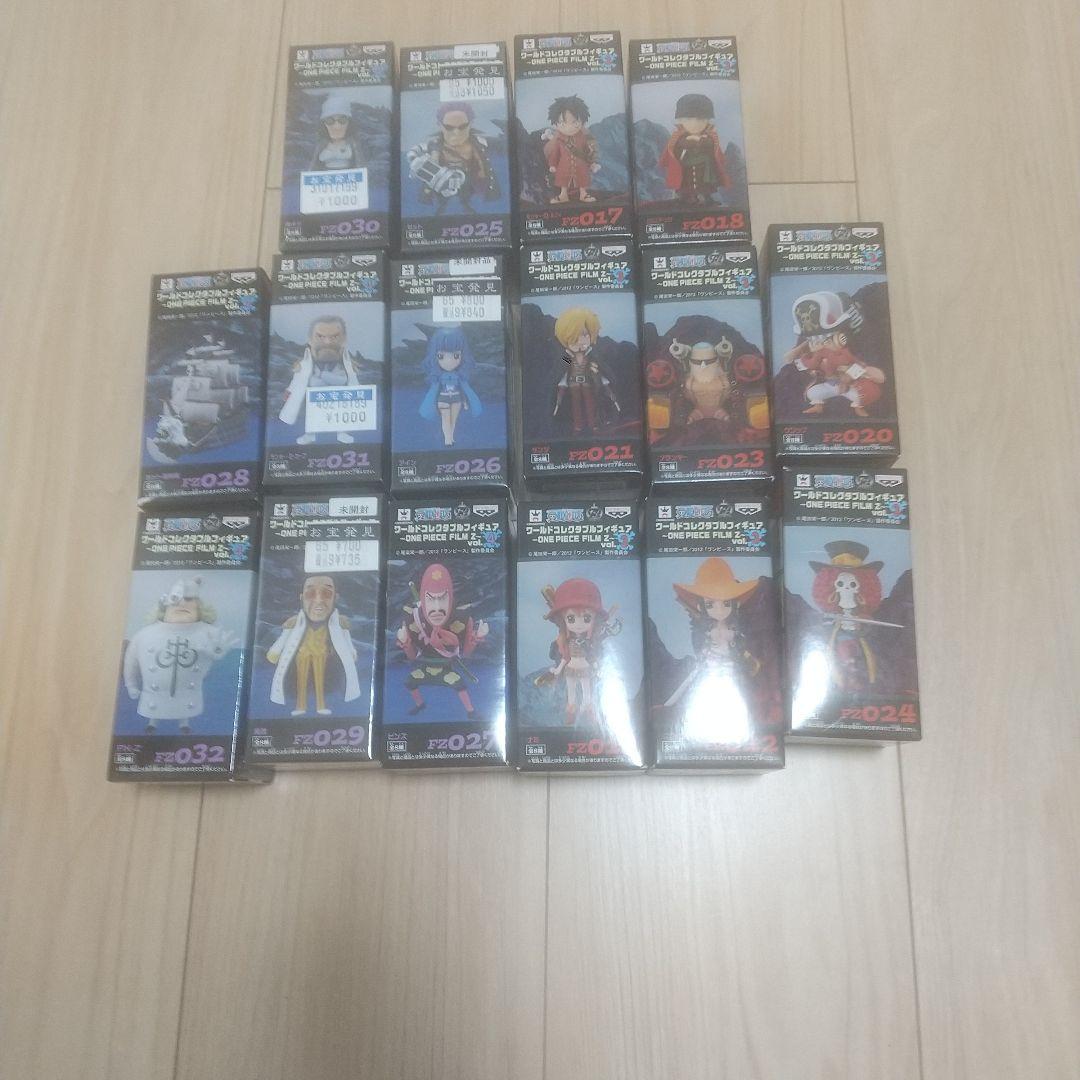 ワールドコレクタブルフィギュア　ワンピースfilm z