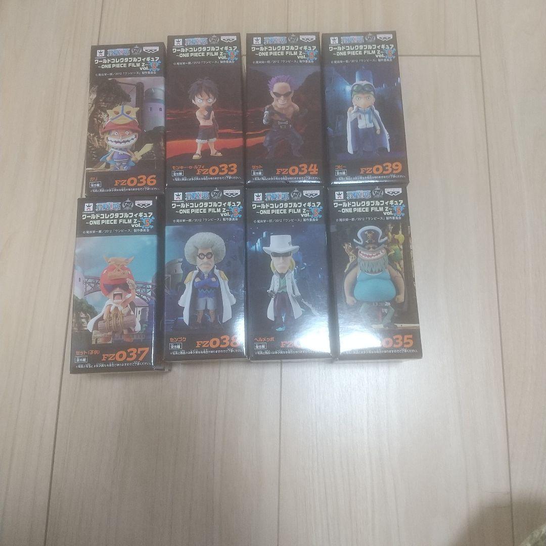 ワールドコレクタブルフィギュア　ワンピースfilm z