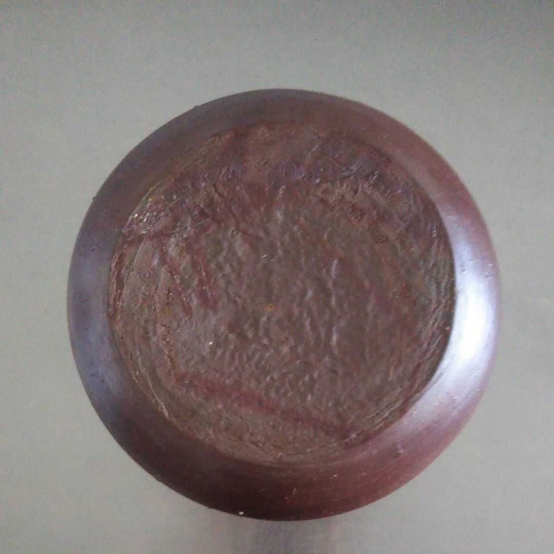 備前焼　花器　丸型　一輪挿し　作家作品