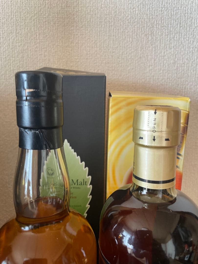イチローズモルトダブルディスティラリーズ、竹鶴ピュアモルト2本セット