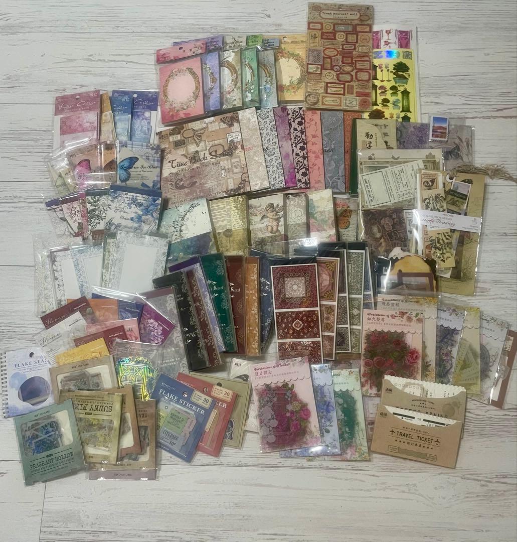 最終お値下げ☆コラージュ素材　大量まとめ売り　追加あり☆