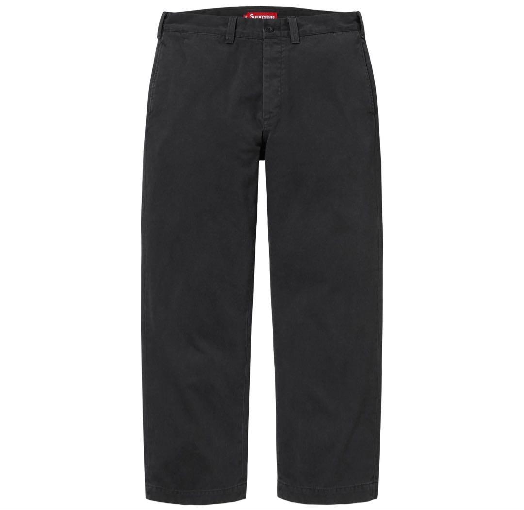 Supreme 23SS Chino Pant \"Black\" 34インチ