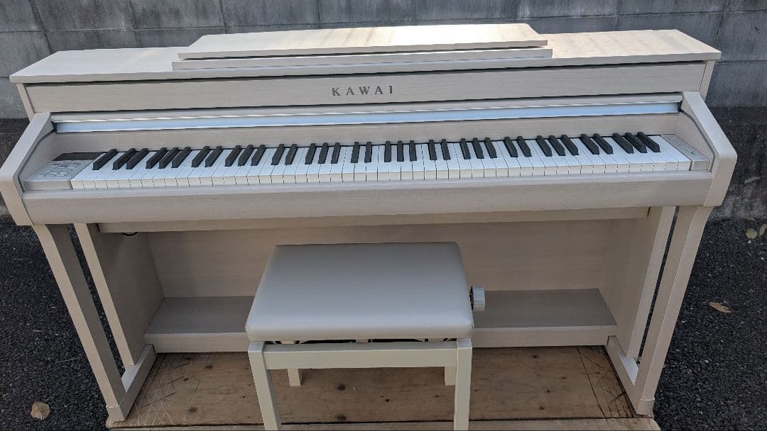 送料込 最高の木製鍵盤 KAWAI 電子ピアノ CA58A 2020年購入激美品