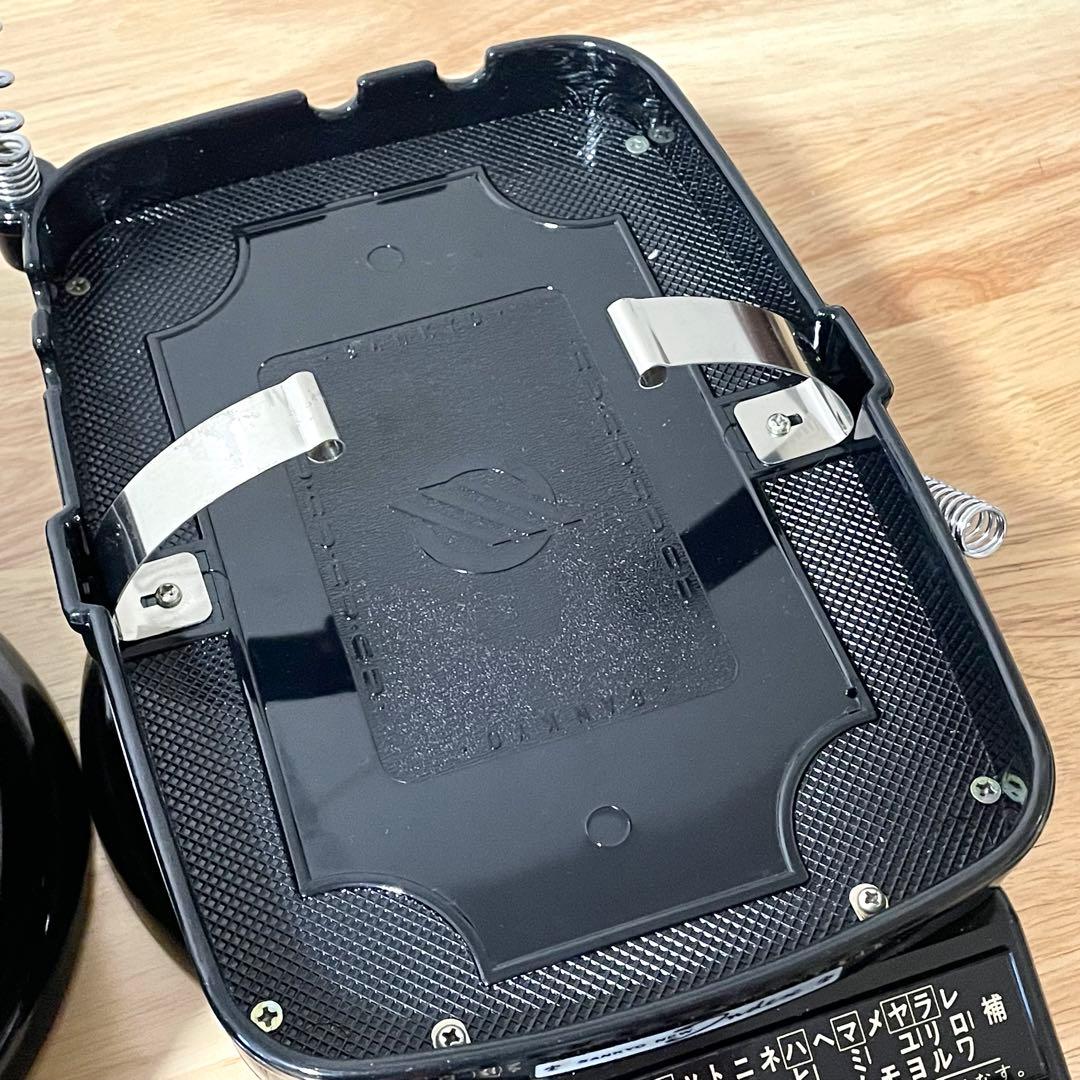 未使用？ 黒電話の電話台 2台セット 回転台 電話帳 昭和レトロ