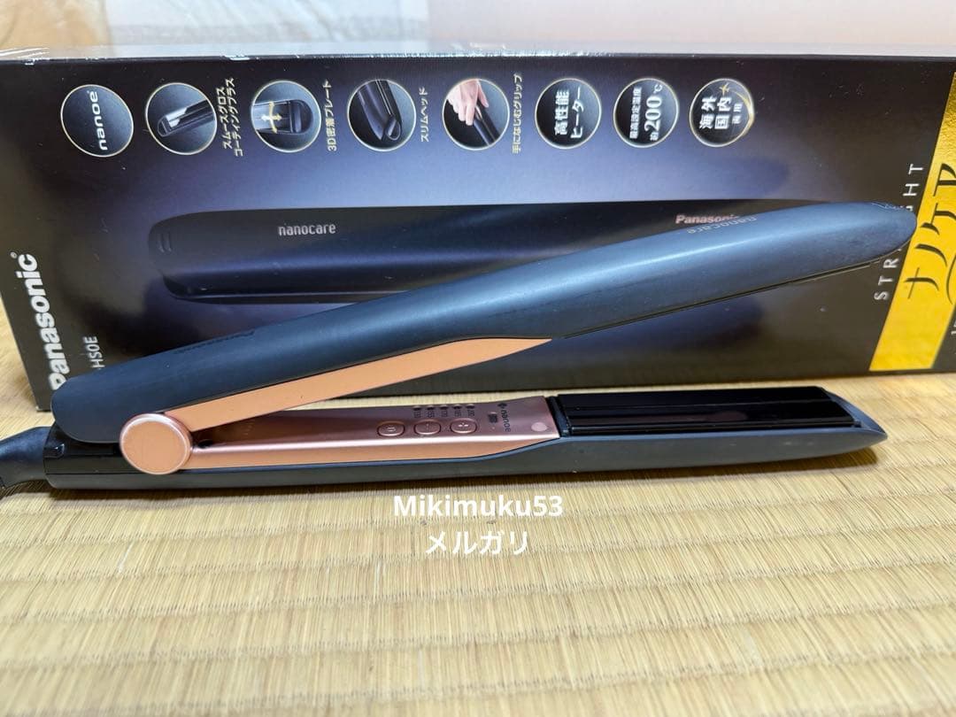 Panasonic ナノケア ストレートヘアアイロン　EH-HSOE