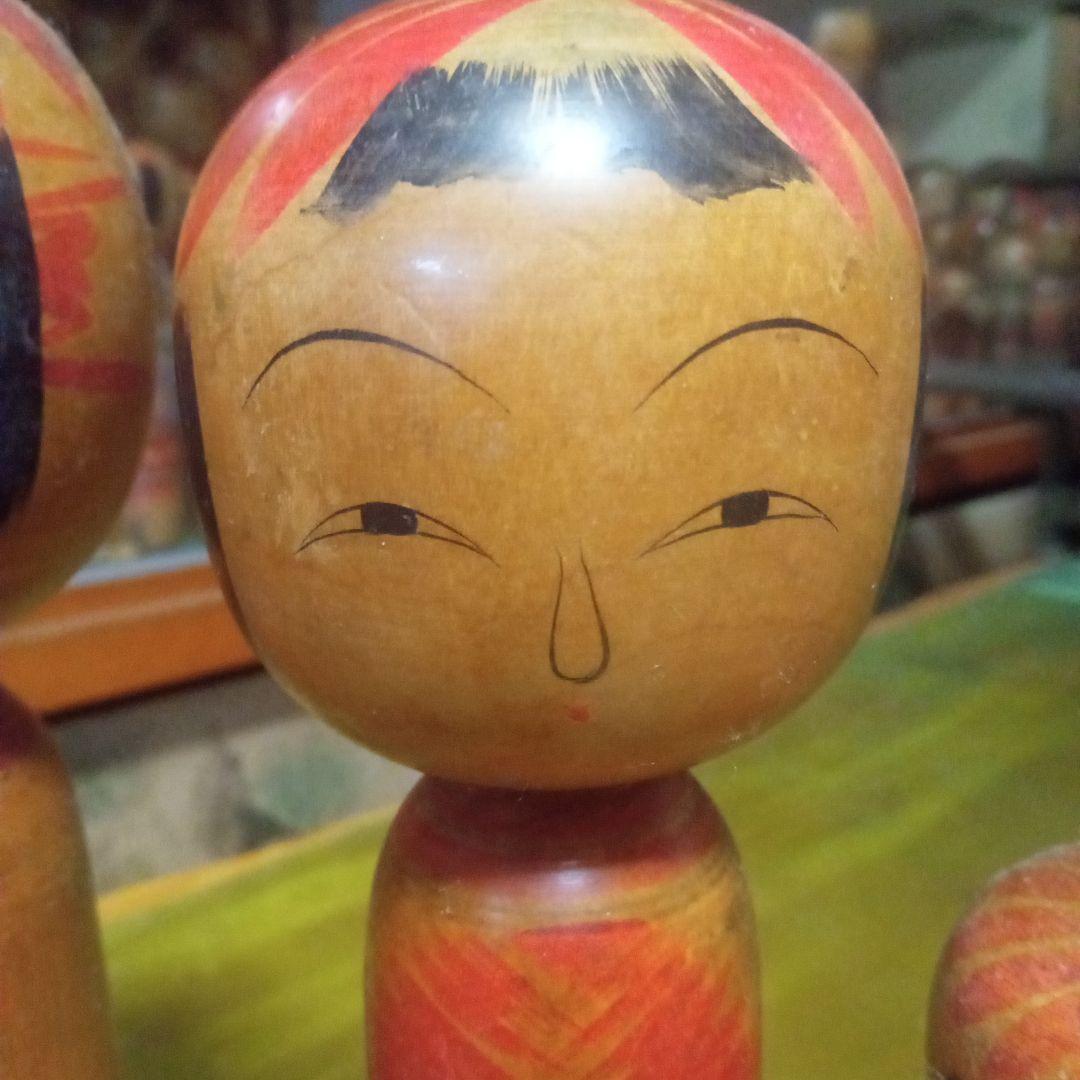 e5伝統こけし！　斎藤源吉③本