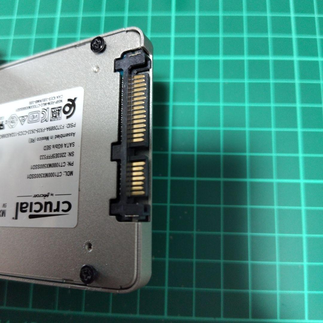 crucial MX500 1000GB 2.5インチ SSD