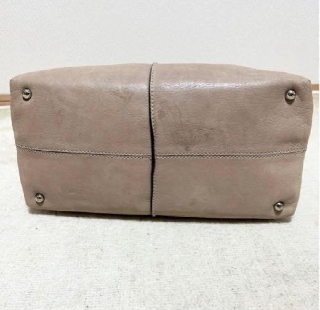 美品　トッズ　TOD'S Dスタイリングバッグ　ベージュ