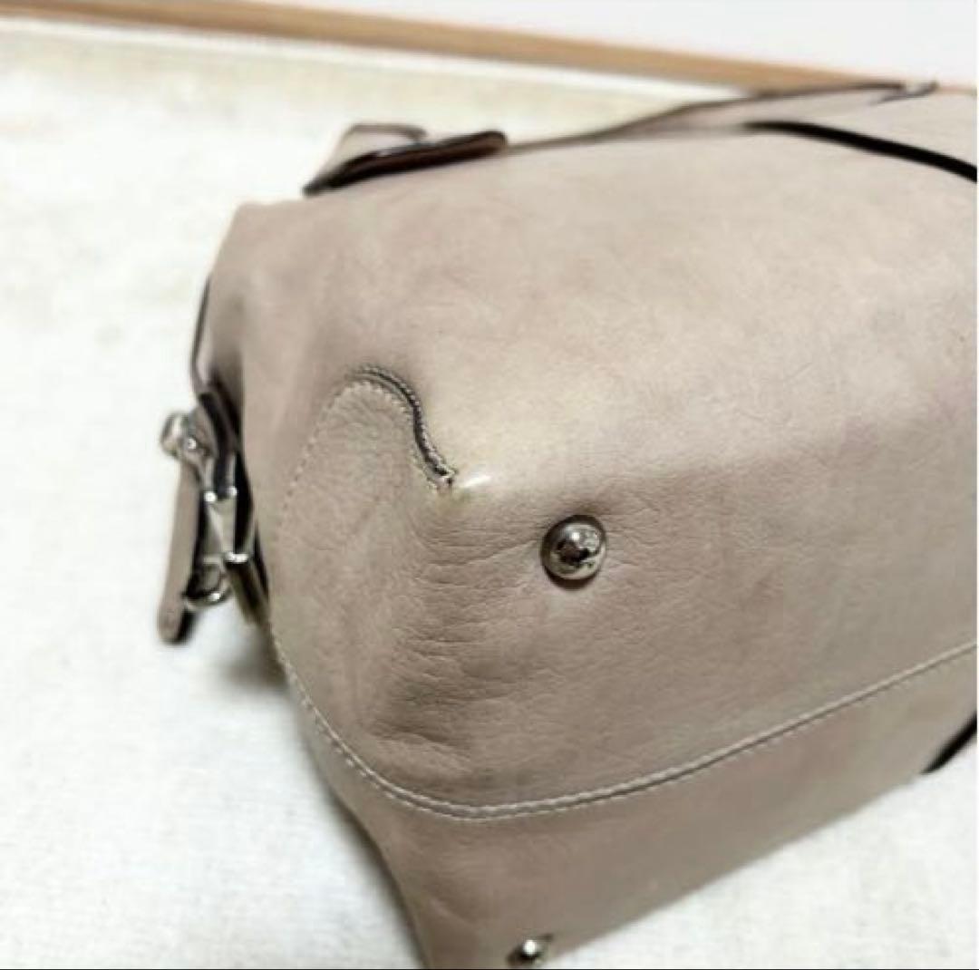 美品　トッズ　TOD'S Dスタイリングバッグ　ベージュ