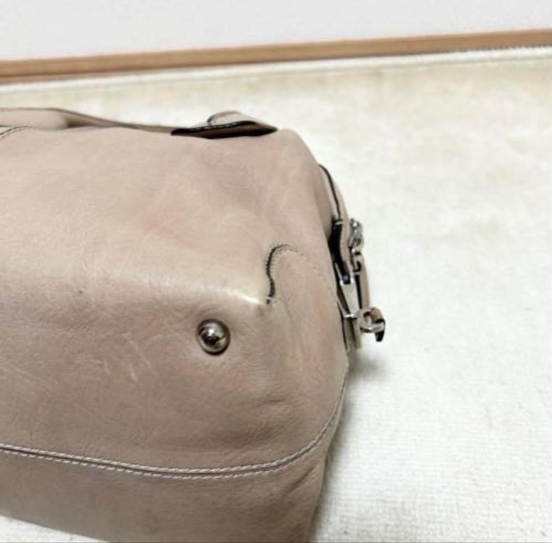 美品　トッズ　TOD'S Dスタイリングバッグ　ベージュ