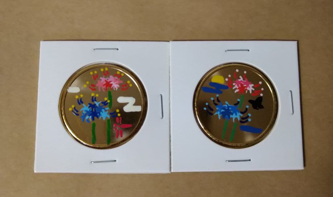 記念メダル・茶平工業　手描き3