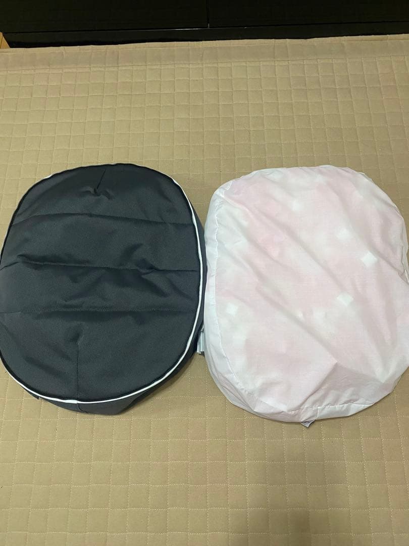 ambient lounge ファー付きクッション オーバル型