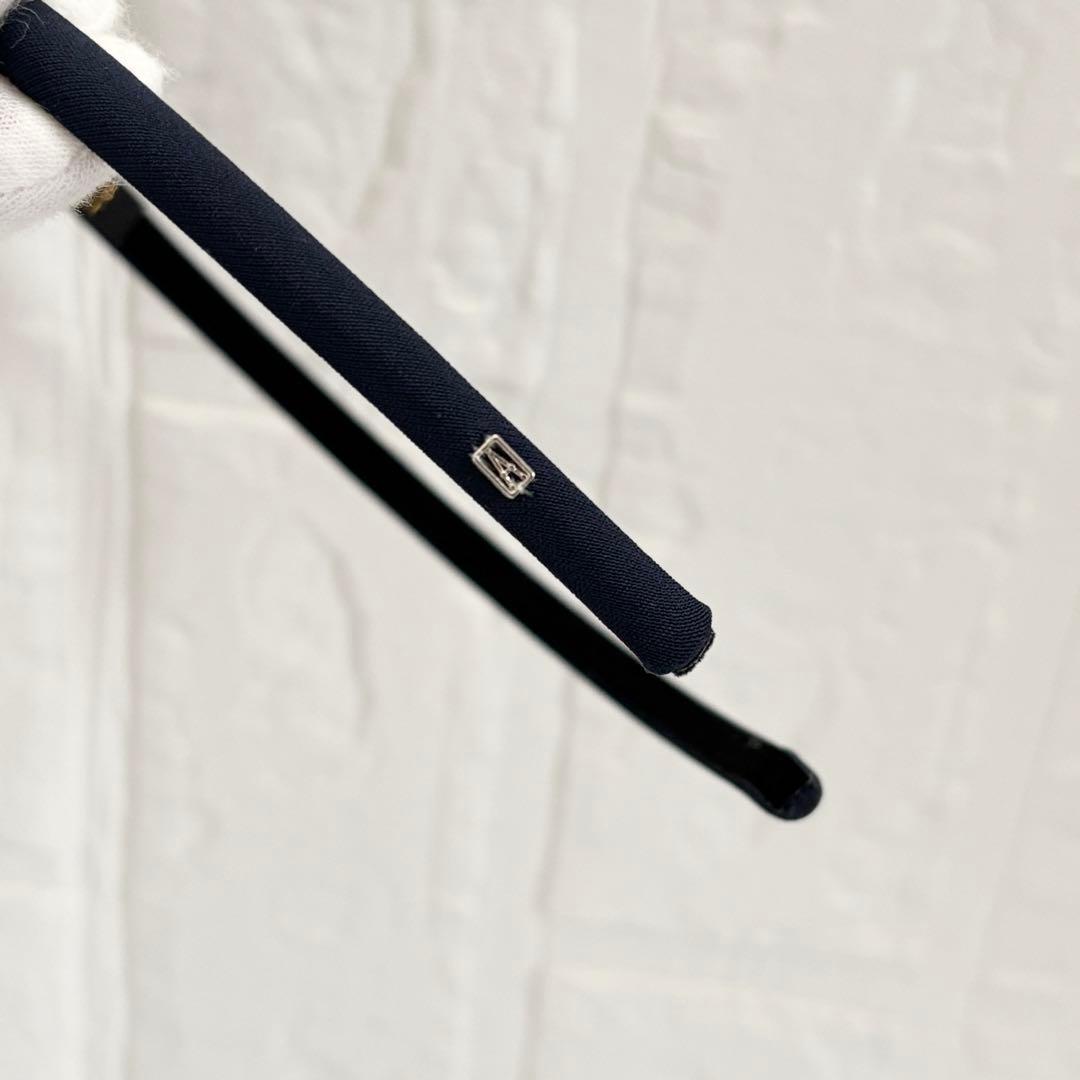 アレクサンドルドゥパリ　カチューシャ　ネイビー　1cm TIMELESS