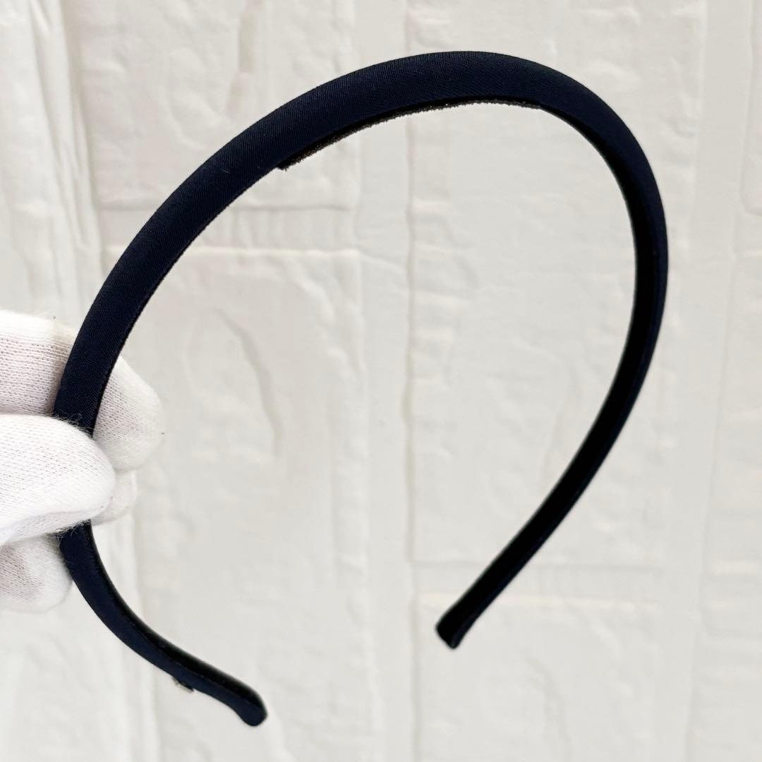 アレクサンドルドゥパリ　カチューシャ　ネイビー　1cm TIMELESS