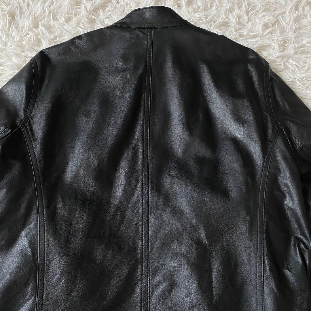 美品■エンメティ　JURI シングル　ライダースジャケット　ラムレザー　ユリ