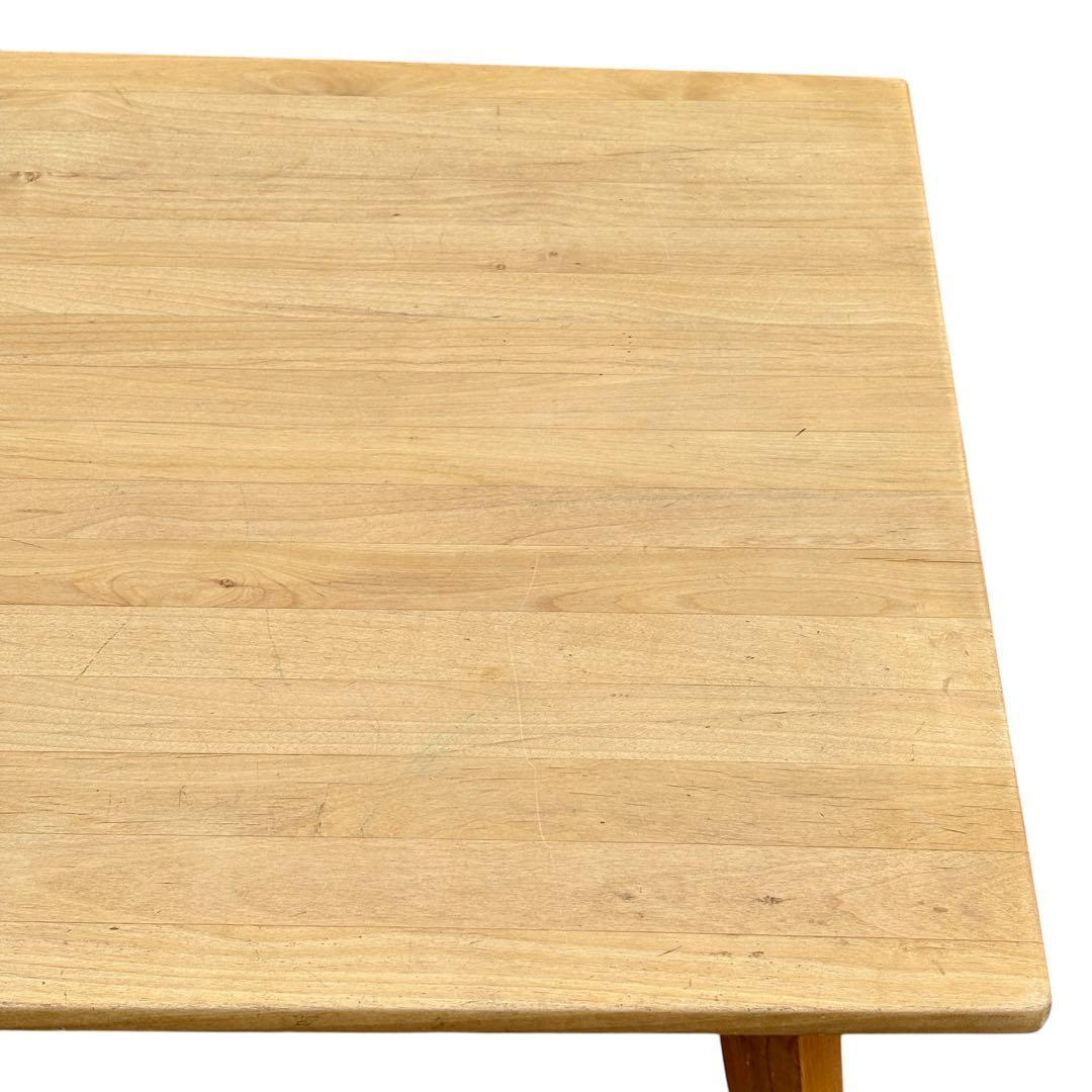 モモナチュラル VIBO アルダー材 天然木 北欧風 ダイニングテーブル