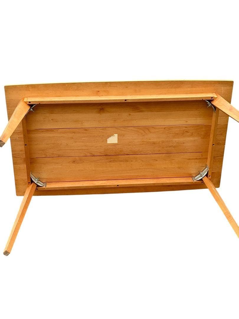 モモナチュラル VIBO アルダー材 天然木 北欧風 ダイニングテーブル